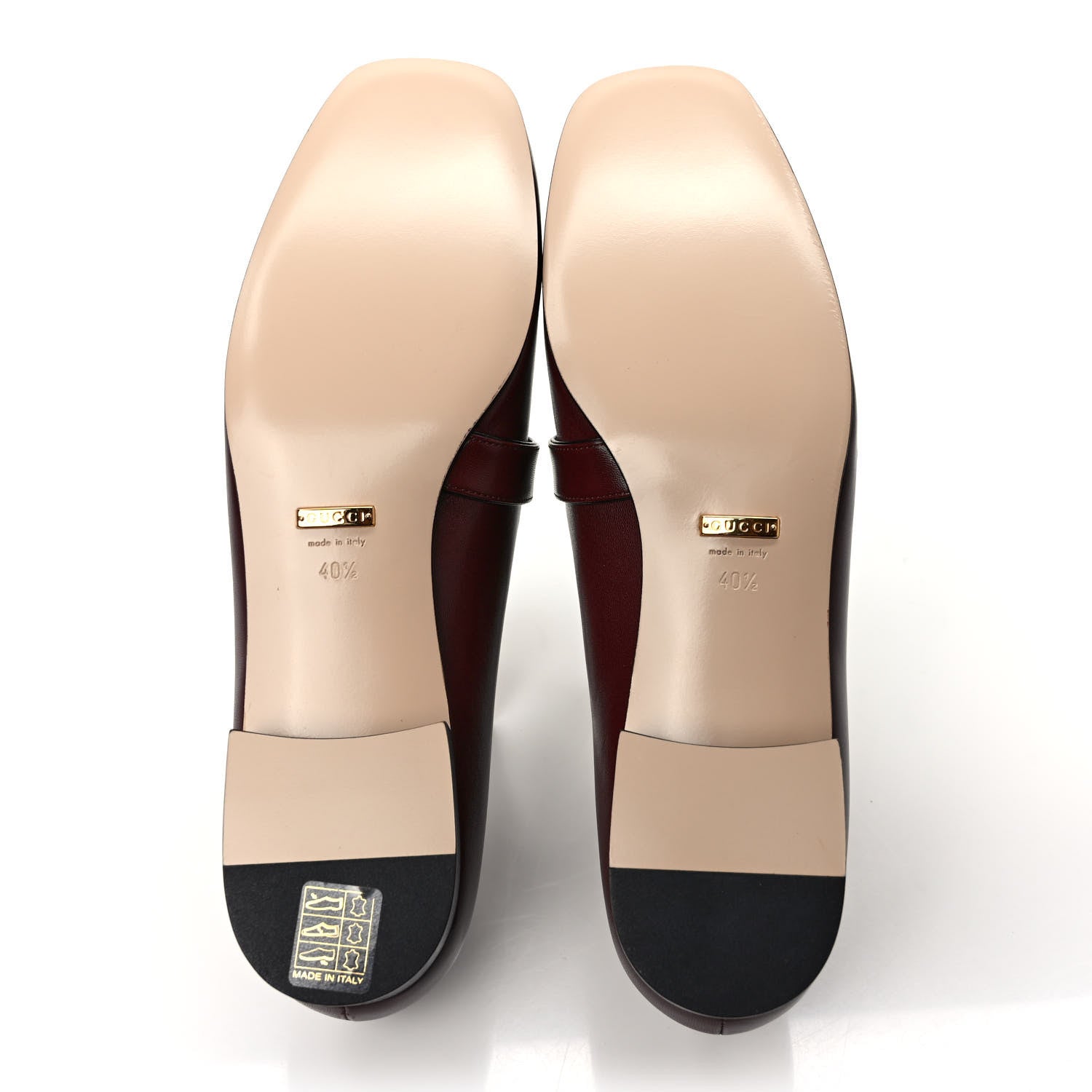 Gucci Malaga Kid Womens GG Marmont Loafers 40.5 Vintage Bordeaux 5 of 10