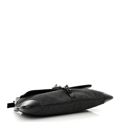 Gucci Denim Calfskin Small Jackie O Hobo Black 4 of 11