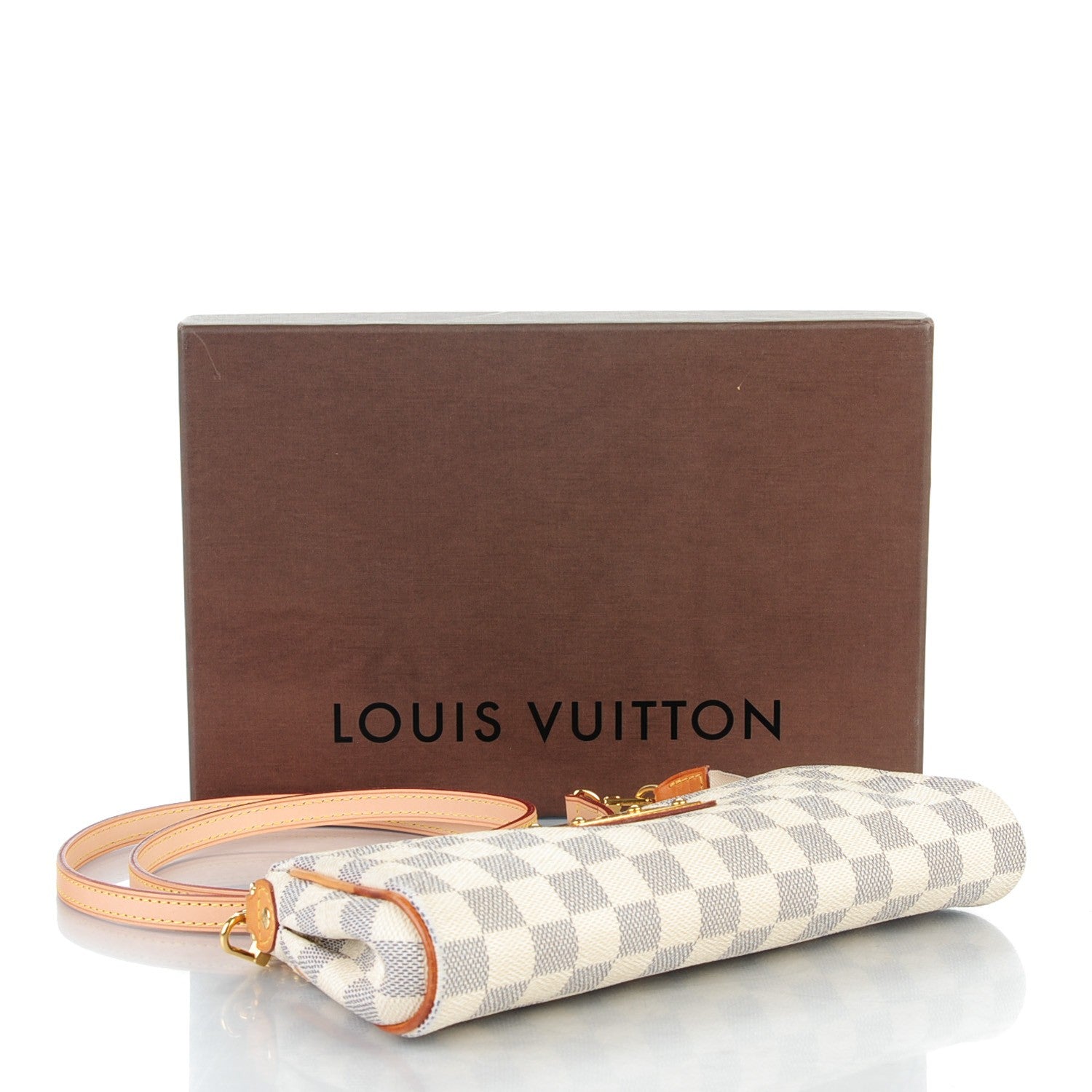 Louis Vuitton Damier Azur Eva Clutch 5 of 8