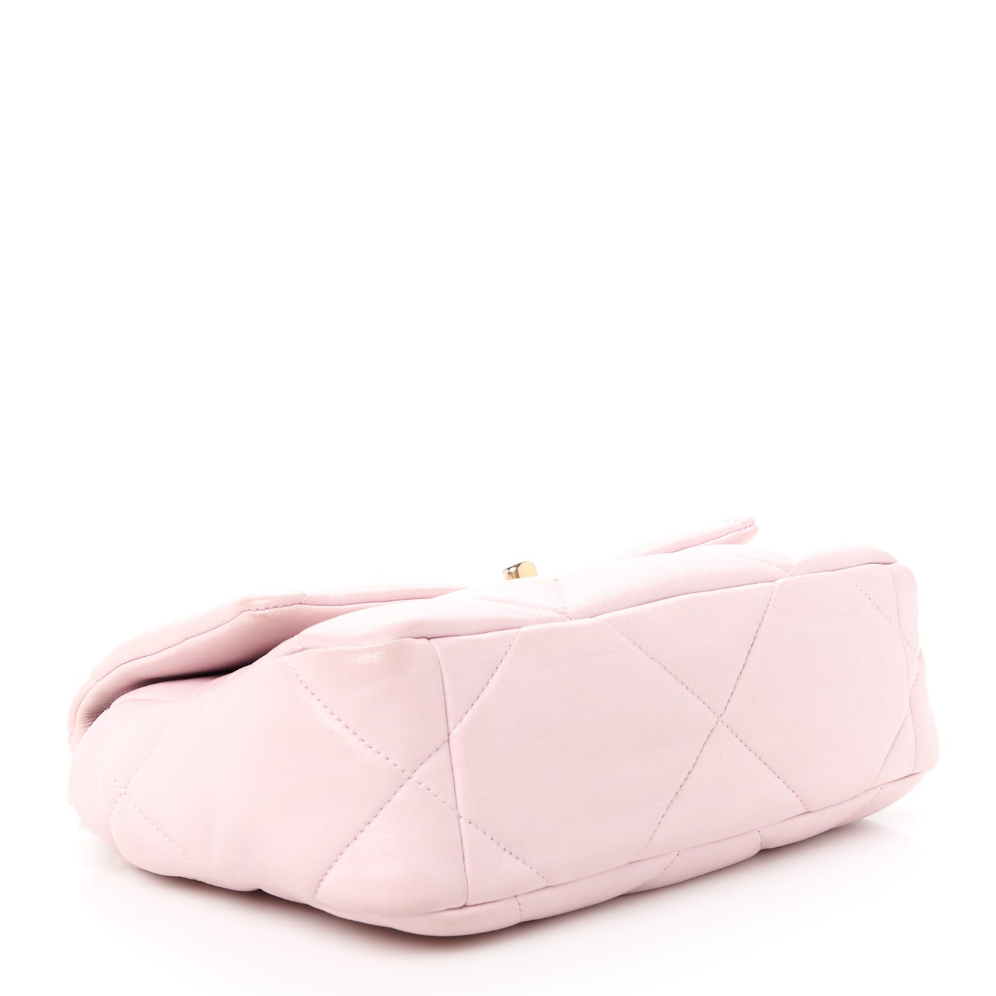 Goatskin Quilted Medium Chanel 19 Flap Light Pink