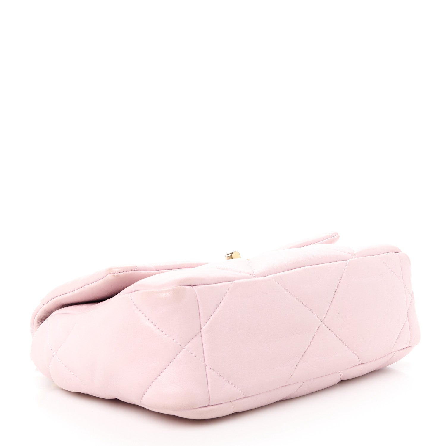 Chanel Goatskin Quilted Medium Chanel 19 Flap Light Pink 4 of 12