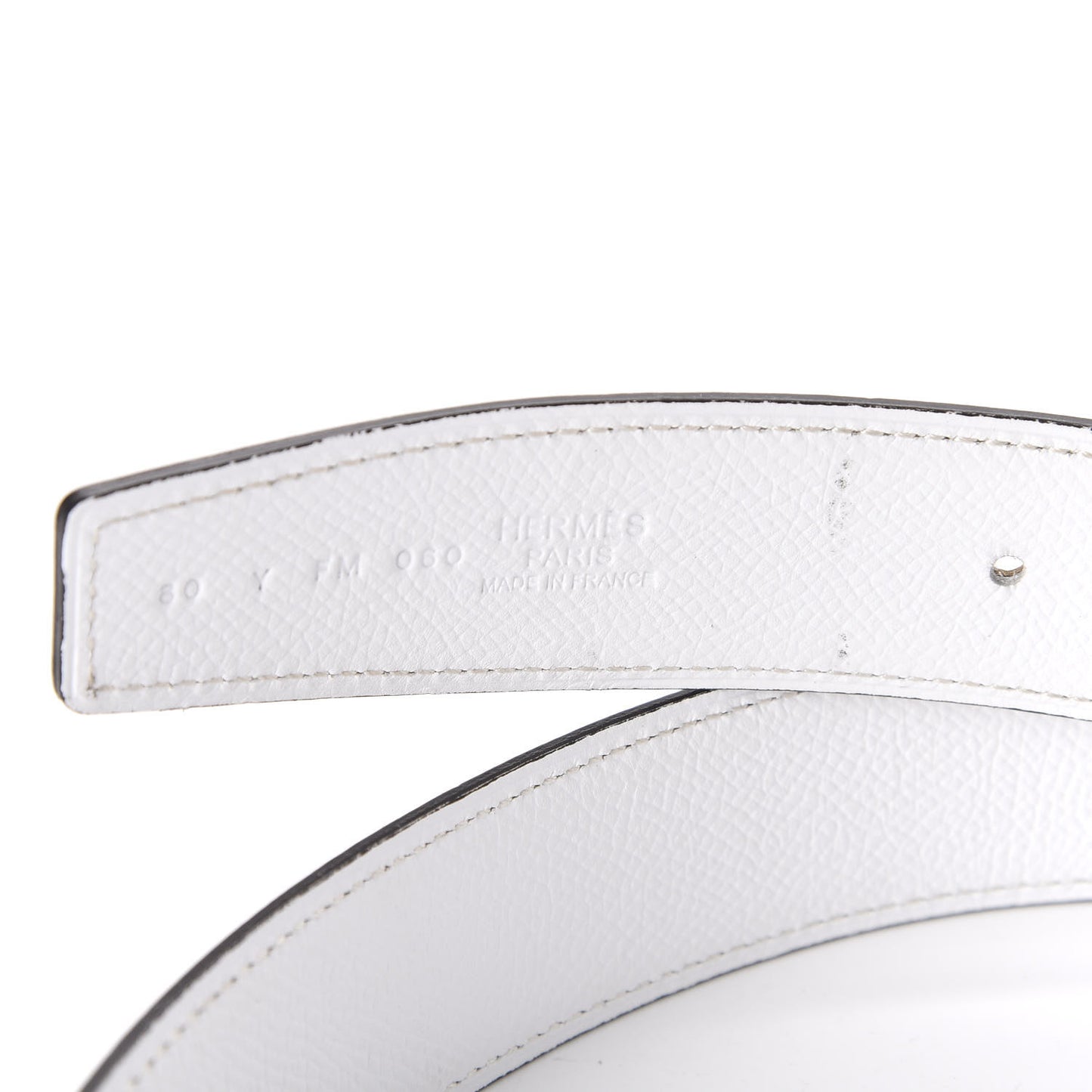 Epsom 32mm Belt 80 White Etoupe