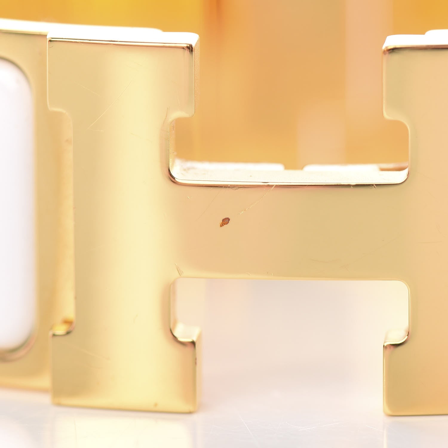 Hermes Enamel Wide Clic Clac H Bracelet GM White 3 of 5