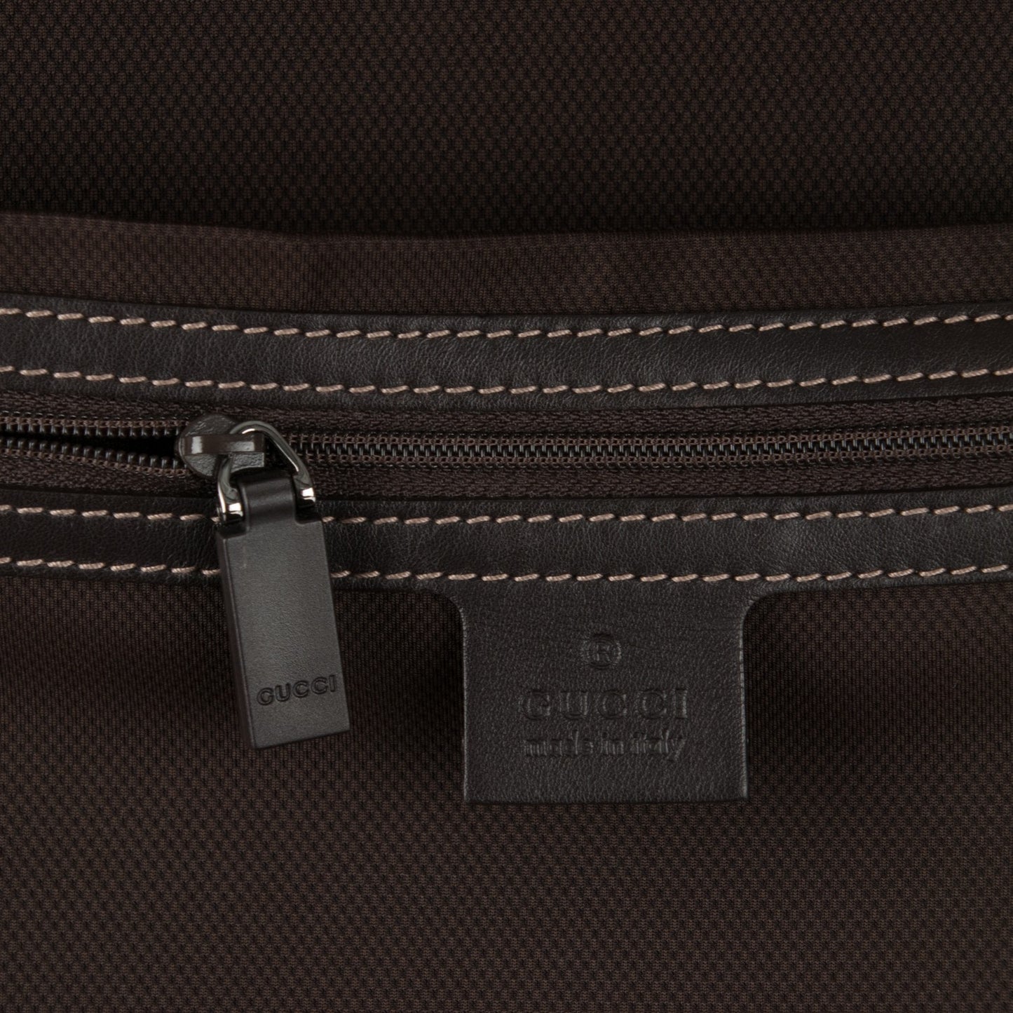 GG Plus Monogram Small Interlocking G Trolley Brown