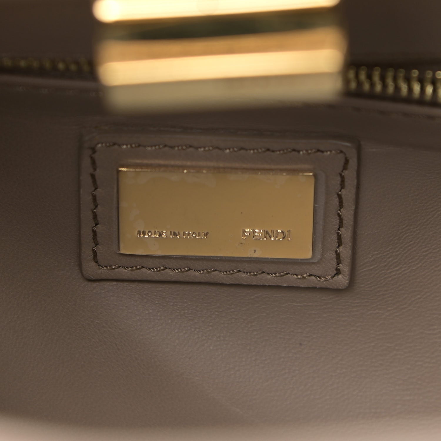 Fendi Nappa Mini Peekaboo Iconic Satchel Ratmusquet 6 of 11