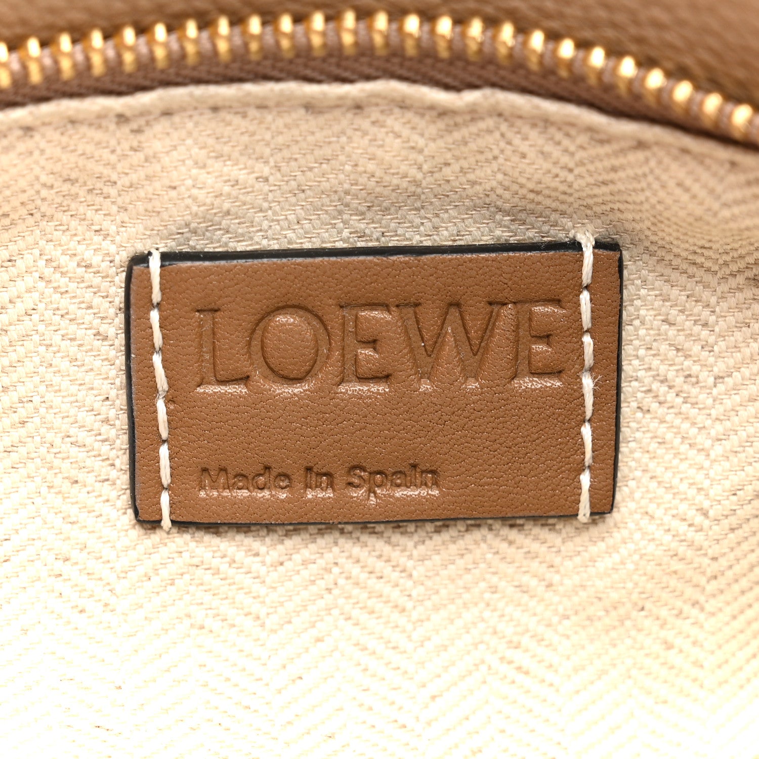Loewe Grained Calfskin Small Puzzle Bag Sand Mink 6 of 12