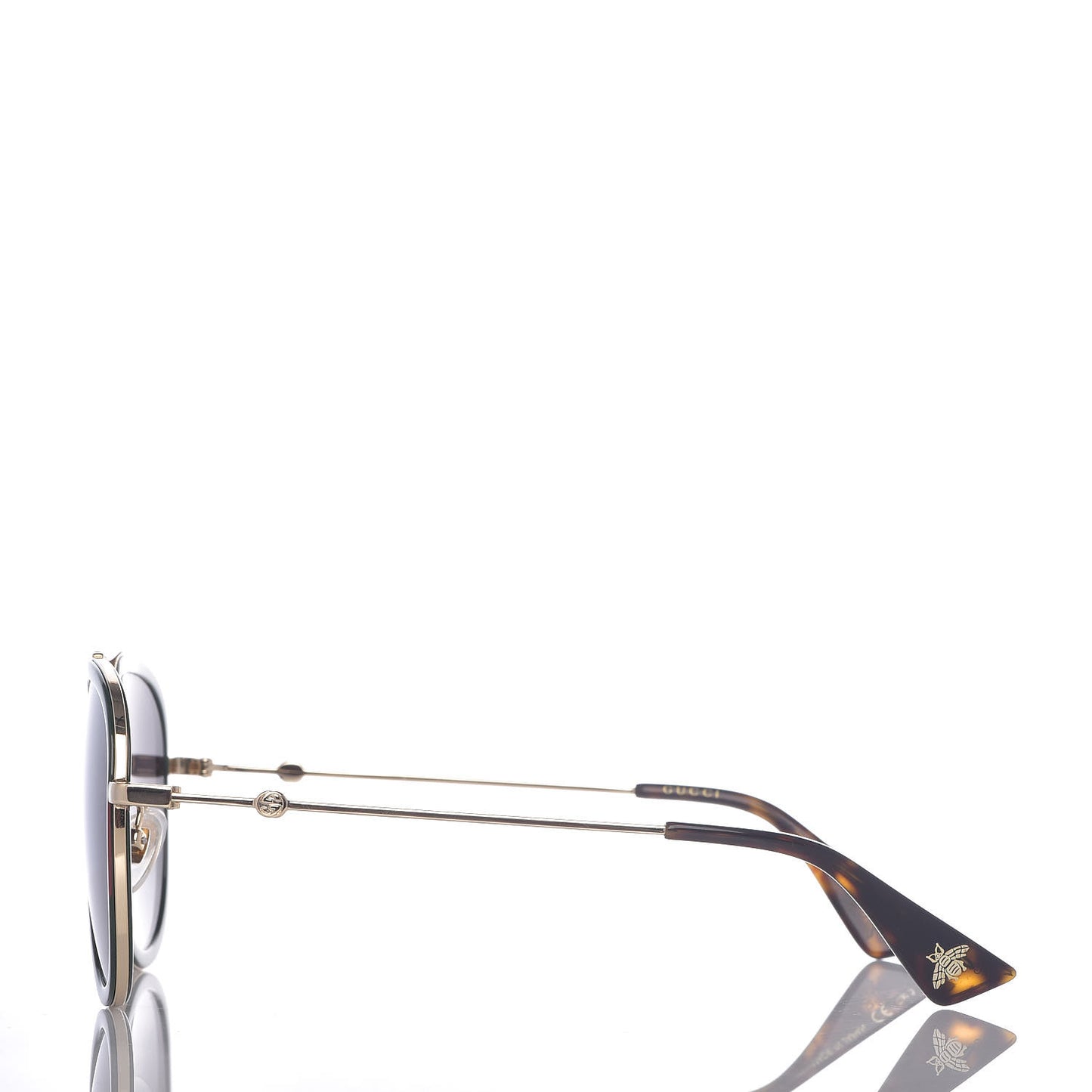 Web Aviator Sunglasses GG0062S Green Red