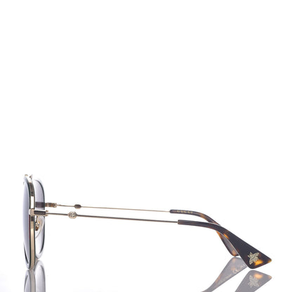 Gucci Web Aviator Sunglasses GG0062S Green Red 2 of 7