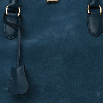 Hermes Veau Grizzly Swift Toolbox 33 Bleu Tempete 7 of 13