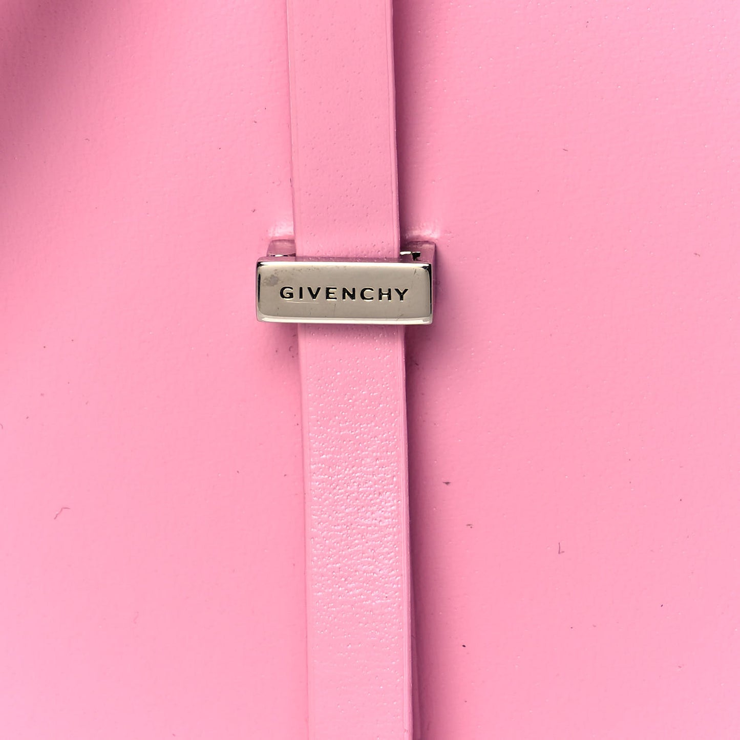 Calfskin Mini Cut Out Phone Crossbody Pouch Pink