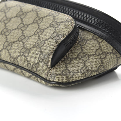 Gucci GG Supreme Monogram Belt Bag Black 7 of 10
