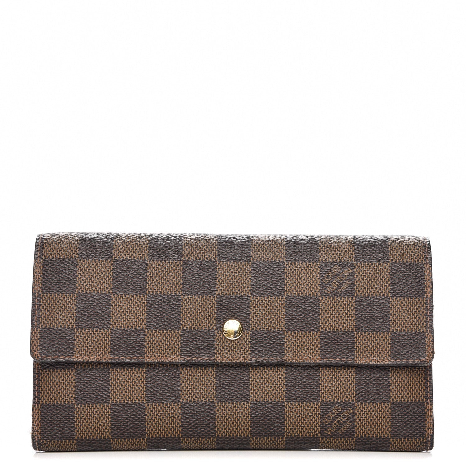 Louis Vuitton Damier Ebene Porte Tresor International Wallet 1 of 9