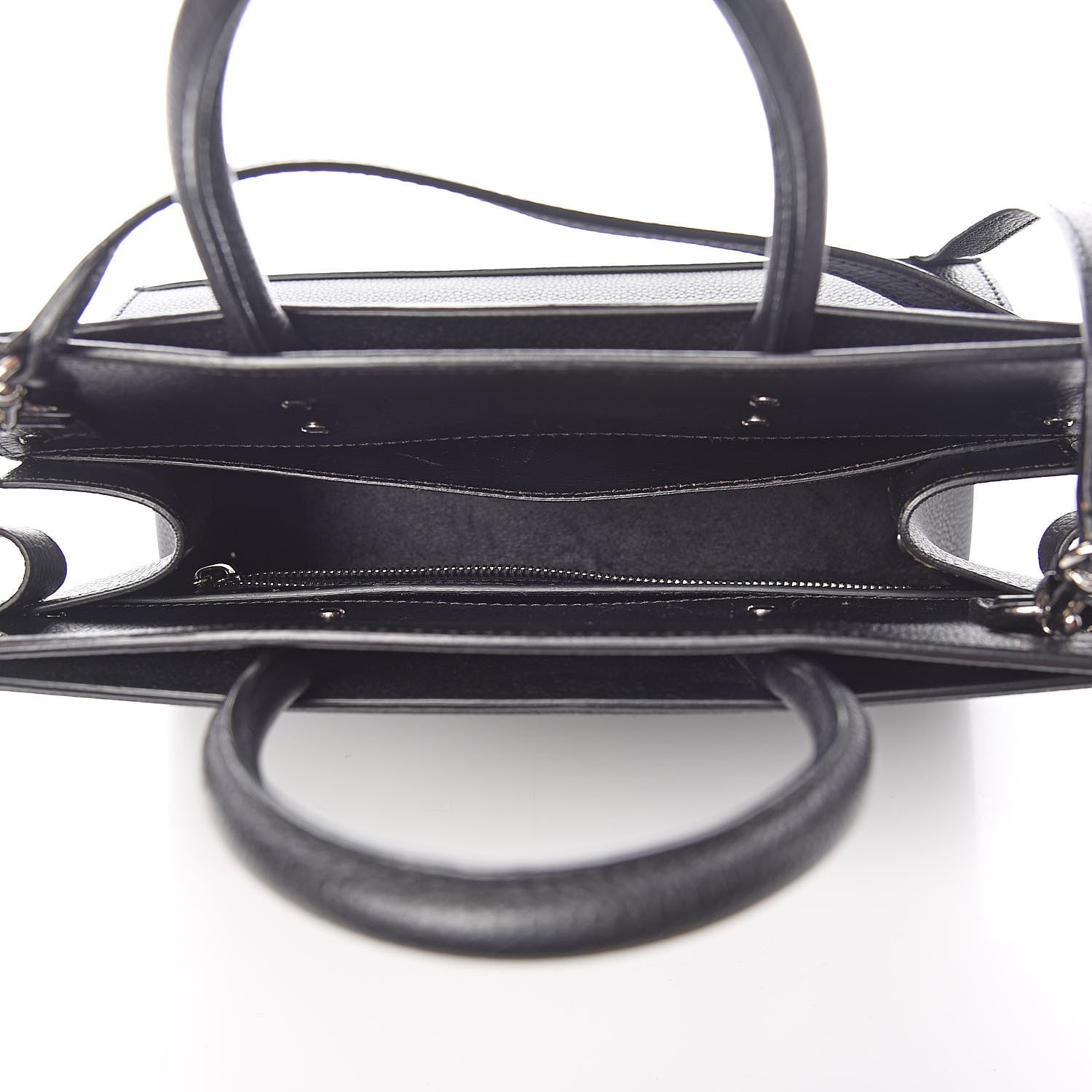 Givenchy Grained Calfskin Small Horizon Satchel Black 5 of 10