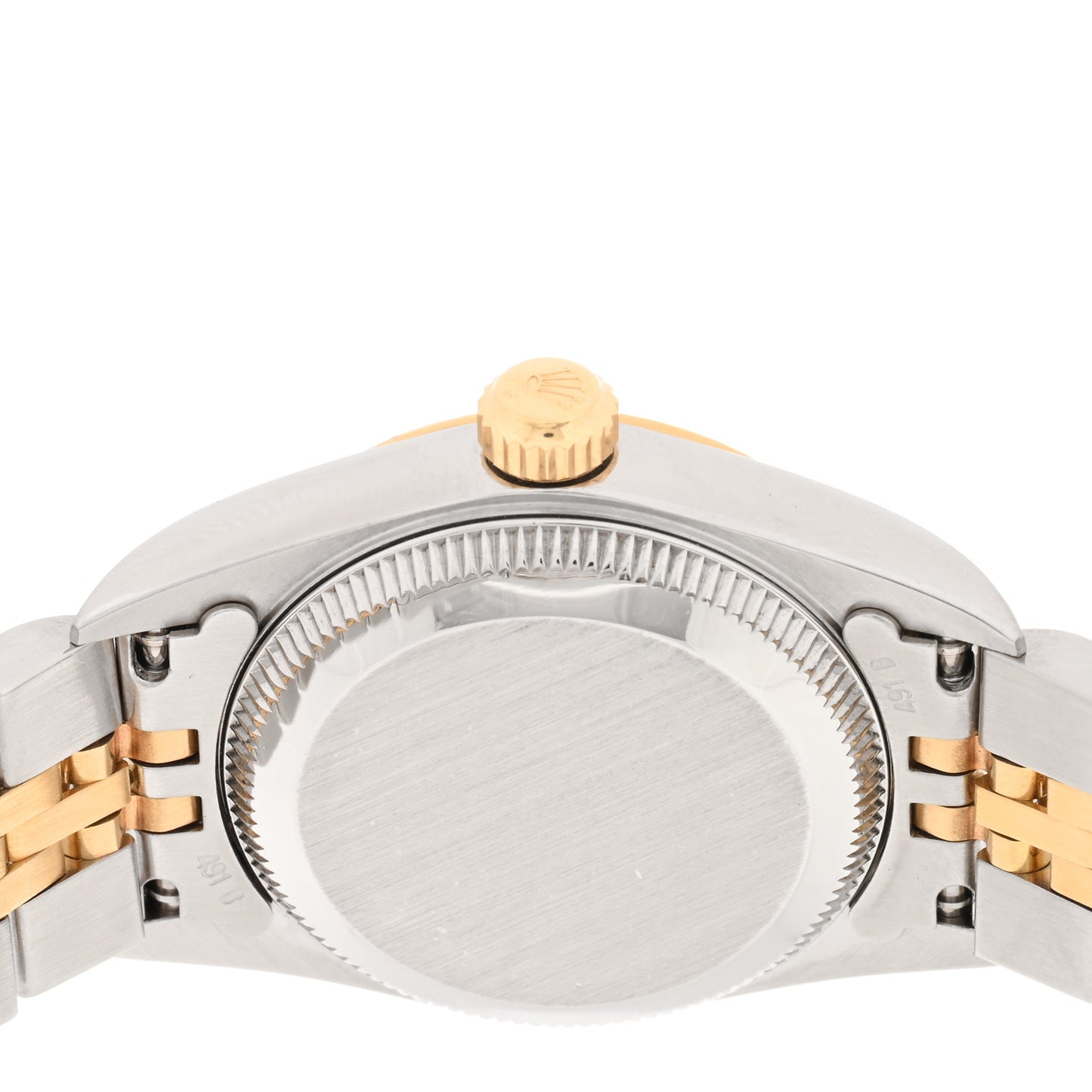 Stainless Steel 18K Yellow Gold 26mm Oyster Perpetual Watch Silver 76193