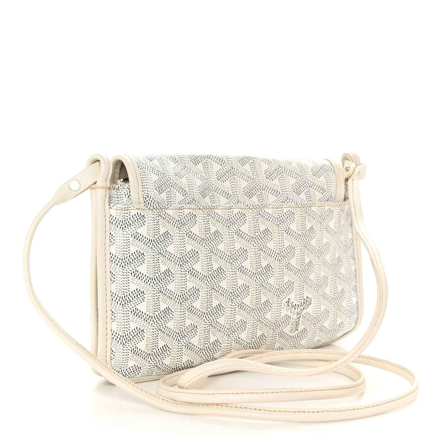 Goyard Goyardine Plumet Wallet Clutch White 3 of 9
