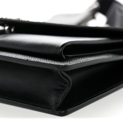 Prada Saffiano City Calf Mini Envelope Bag Black 10 of 11