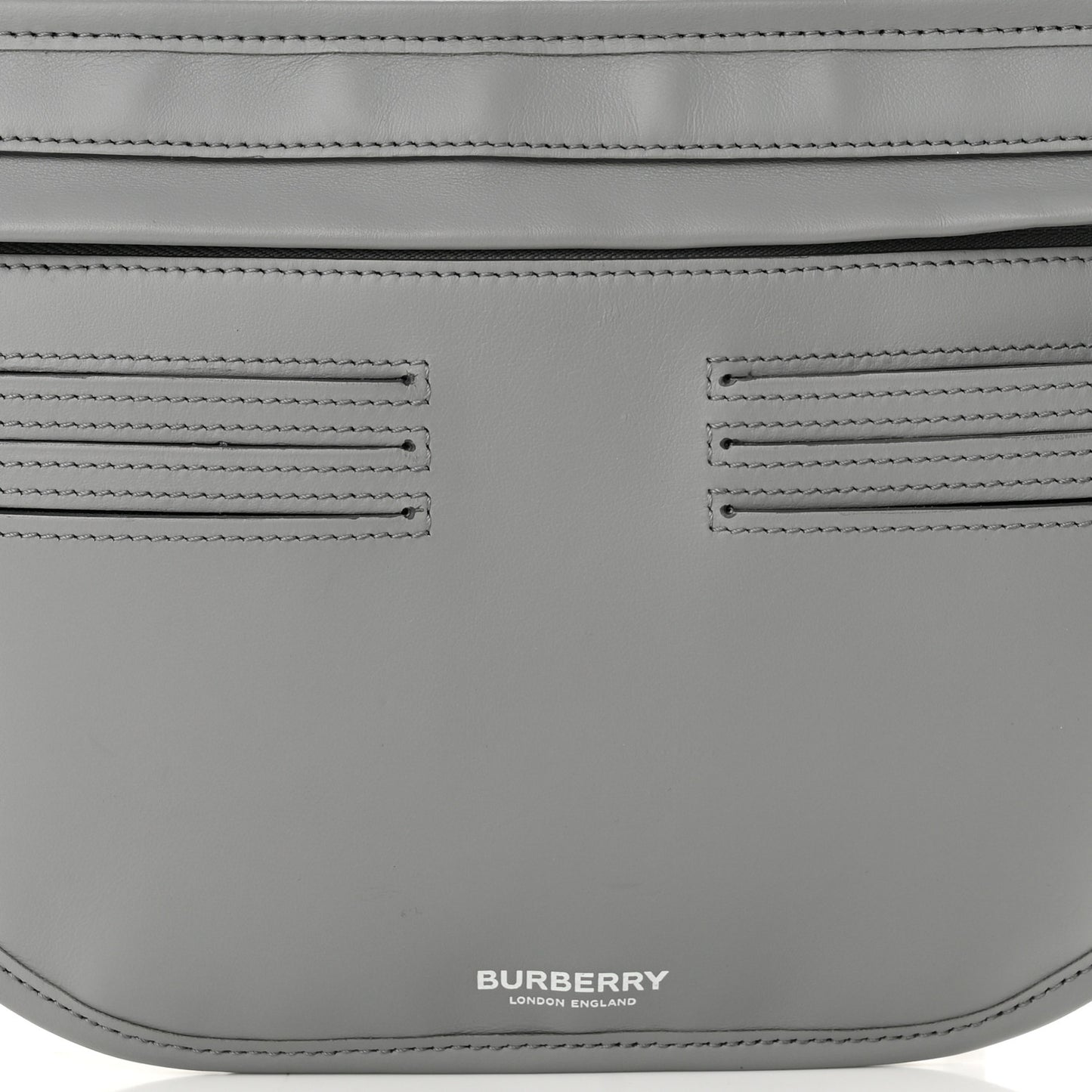 Smooth Calfskin Brummell Bum Bag Grey