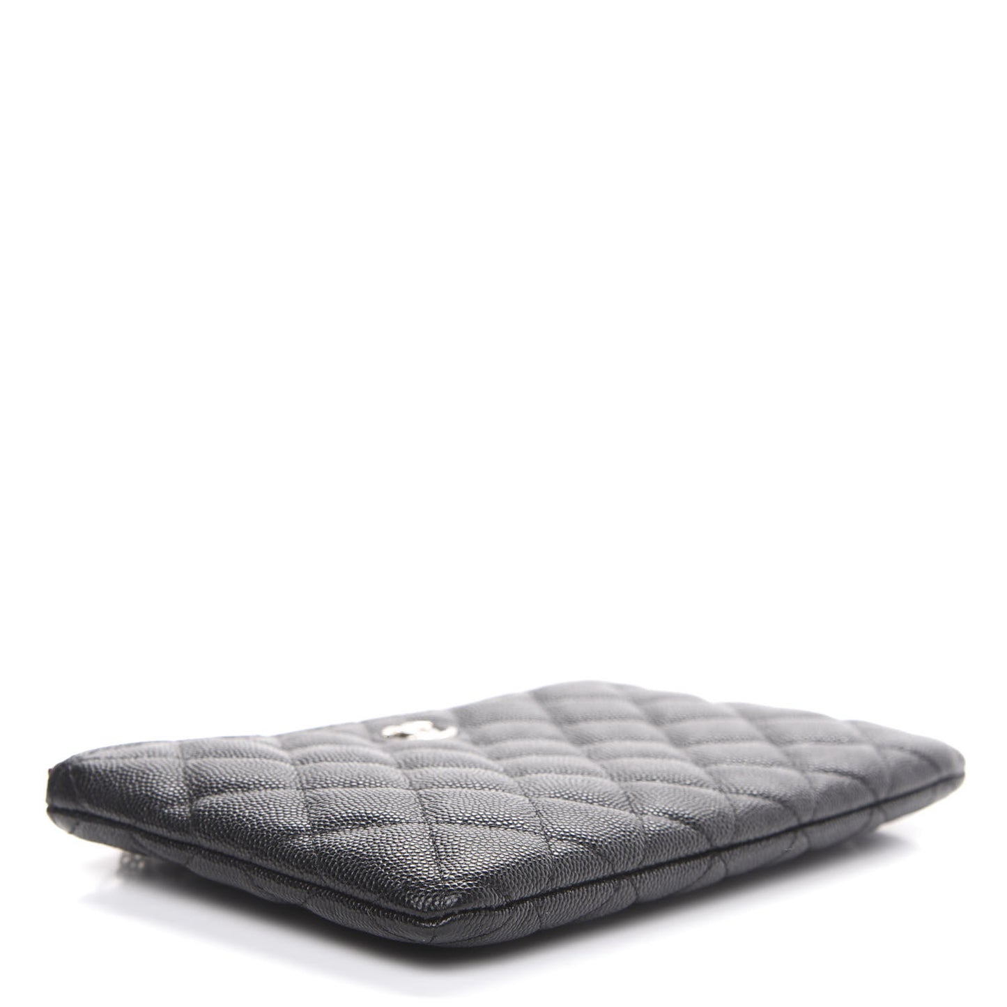 Caviar Quilted Small Pouch Black