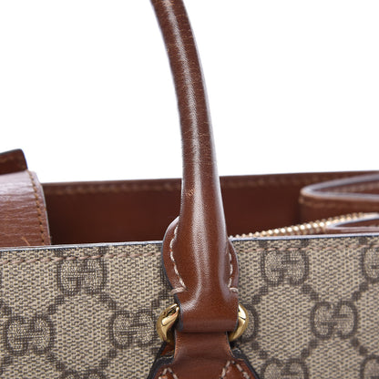 Gucci GG Supreme Monogram Small Top Handle Bag Beige Tuscany 18 of 18