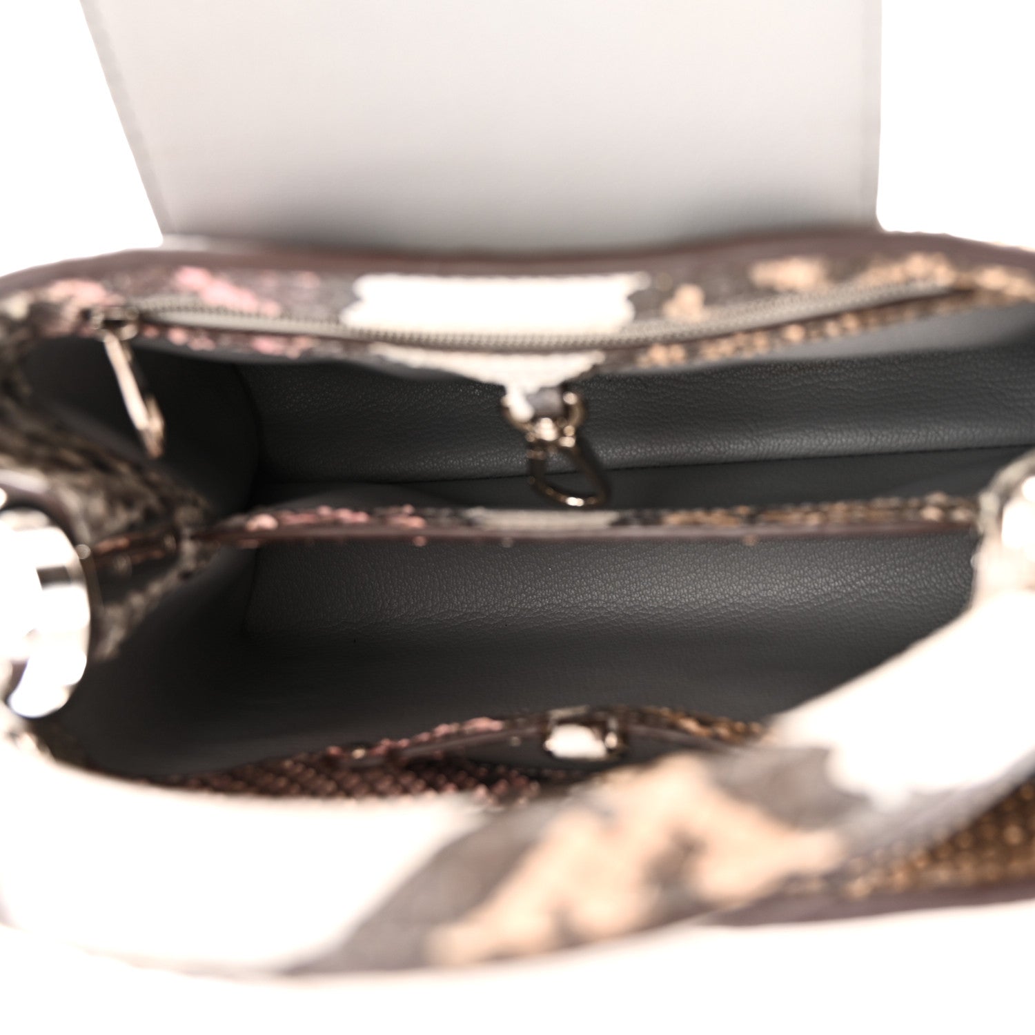 Louis Vuitton Snakeskin Capucines BB Naturel Multicolor 5 of 9