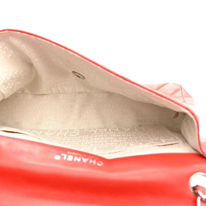 Chanel Lambskin Quilted Medium Single Flap Red 5 of 12