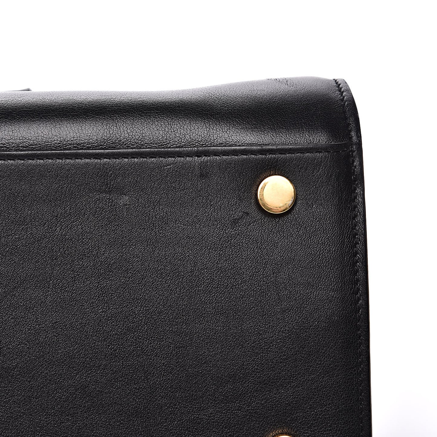 Calfskin Small Sac De Jour Black