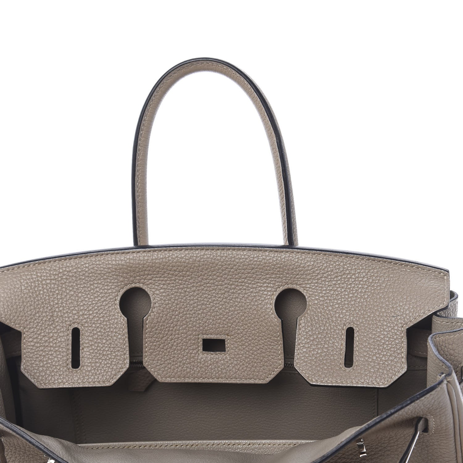 Hermes Togo Birkin 30 Gris Tourterelle 10 of 36