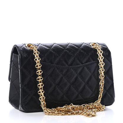 Chanel Aged Calfskin Quilted 2.55 Reissue Mini Flap Black 2 of 4
