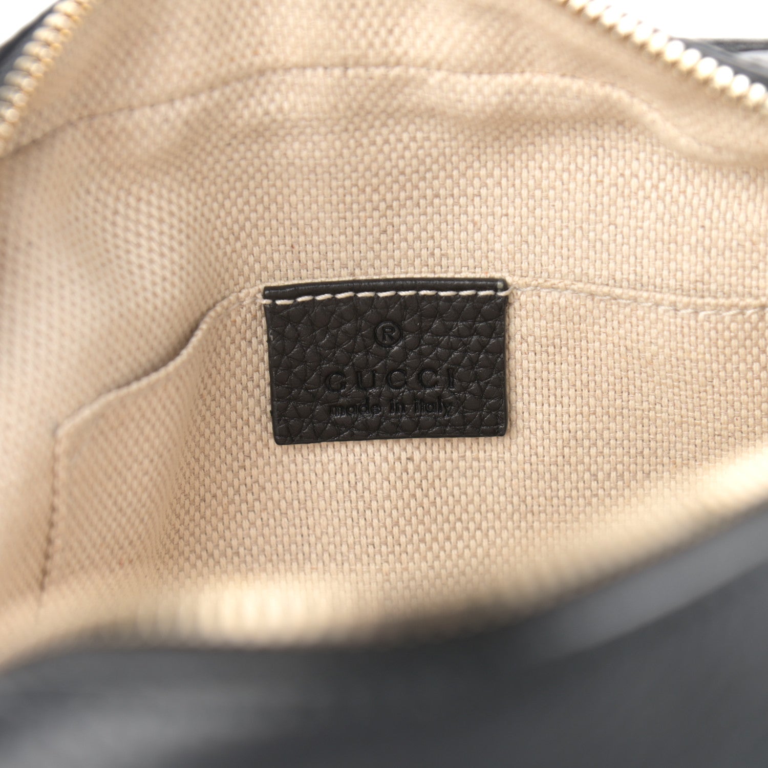 Gucci Pebbled Calfskin Small Soho Disco Bag Black 6 of 15