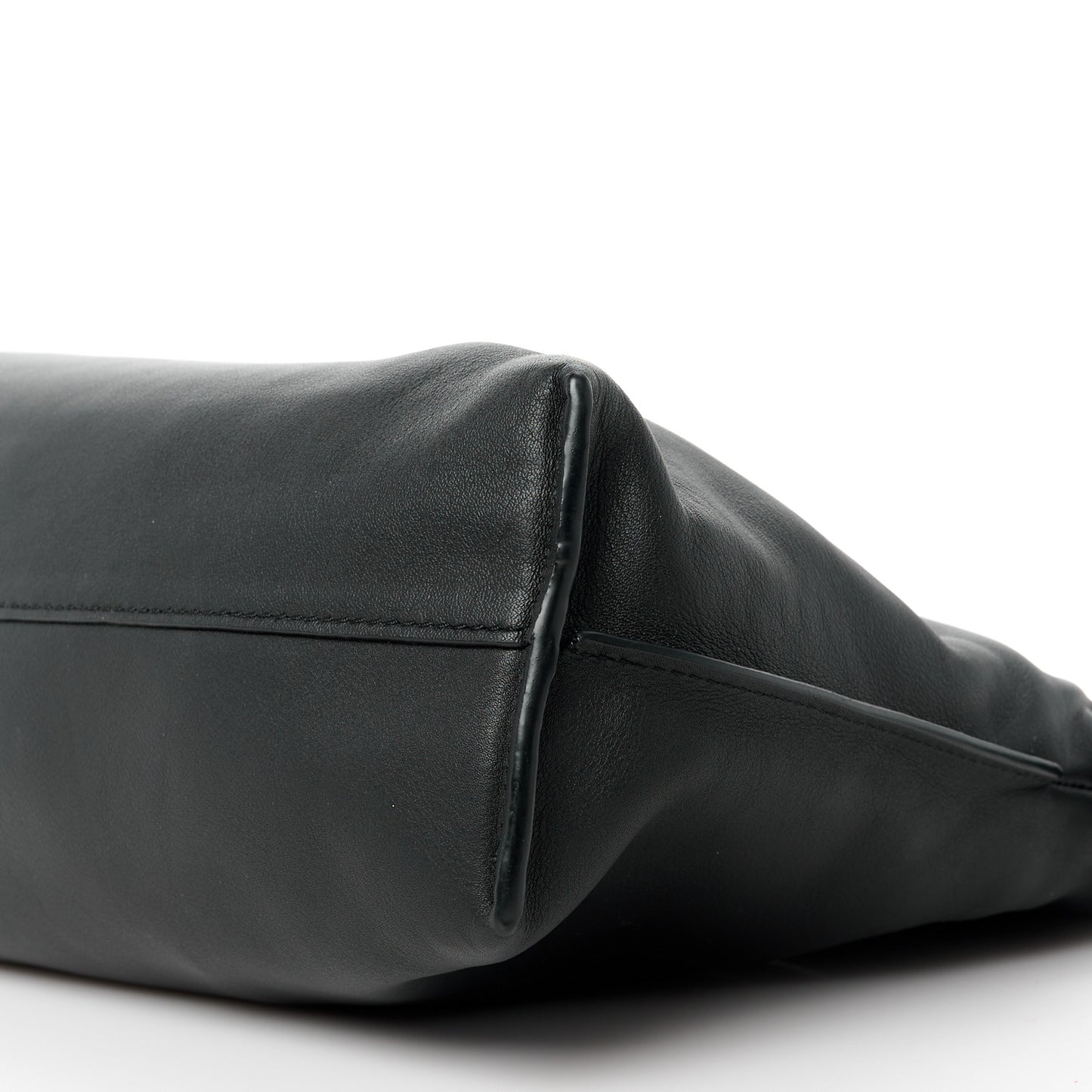 Nappa Medium Flamenco Knot Bag Black