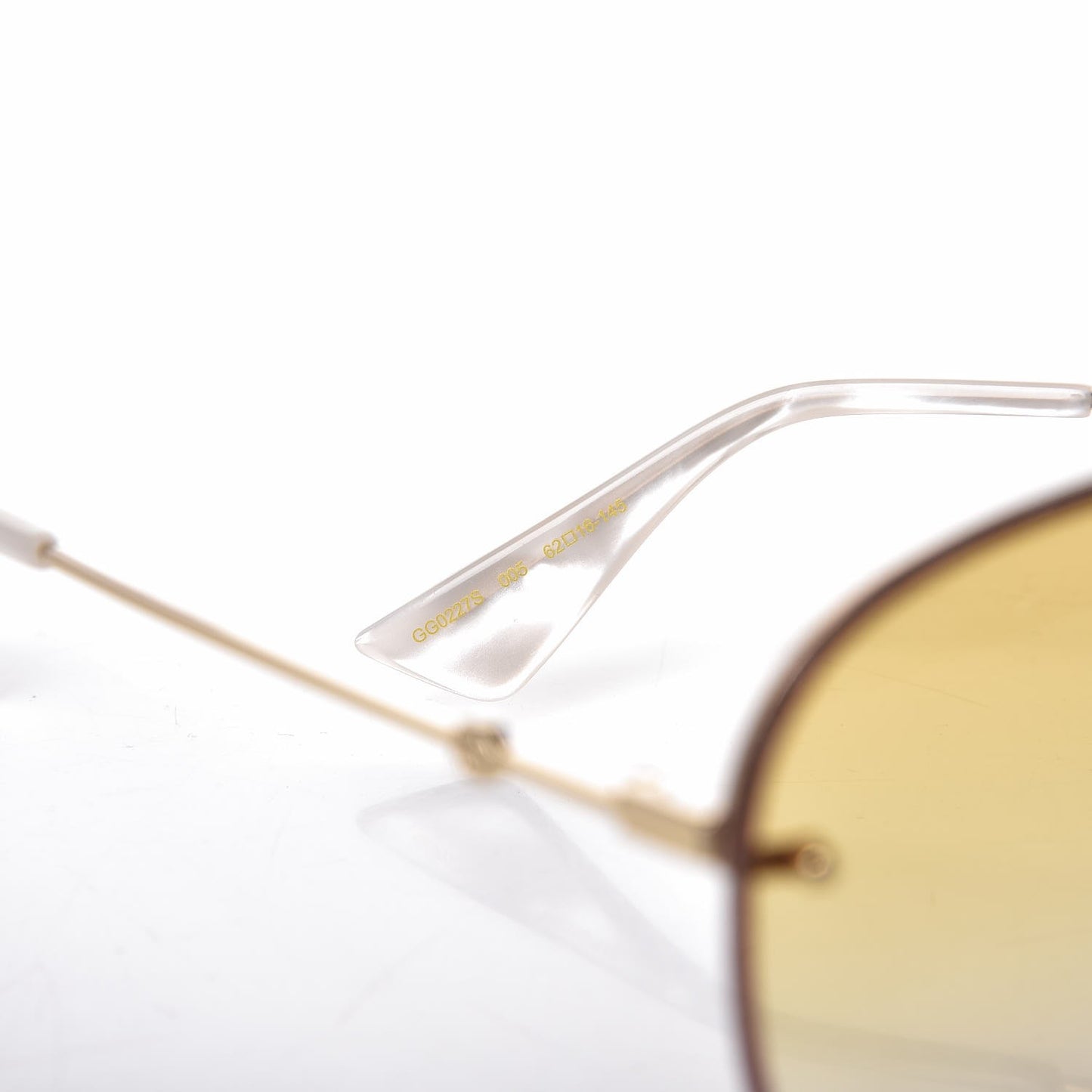 Aviator Glitter Sunglasses GG0227S Gold