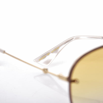 Gucci Aviator Glitter Sunglasses GG0227S Gold 5 of 8