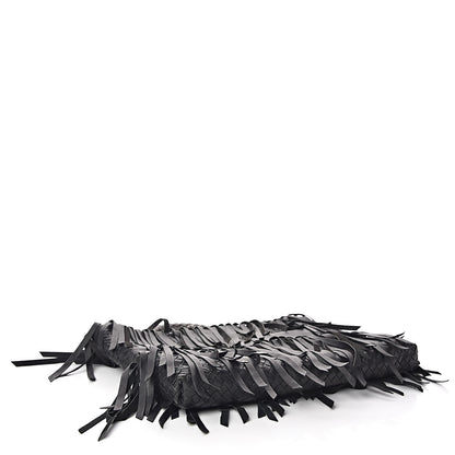 Bottega Veneta Nappa Fringe Tote Black 4 of 11