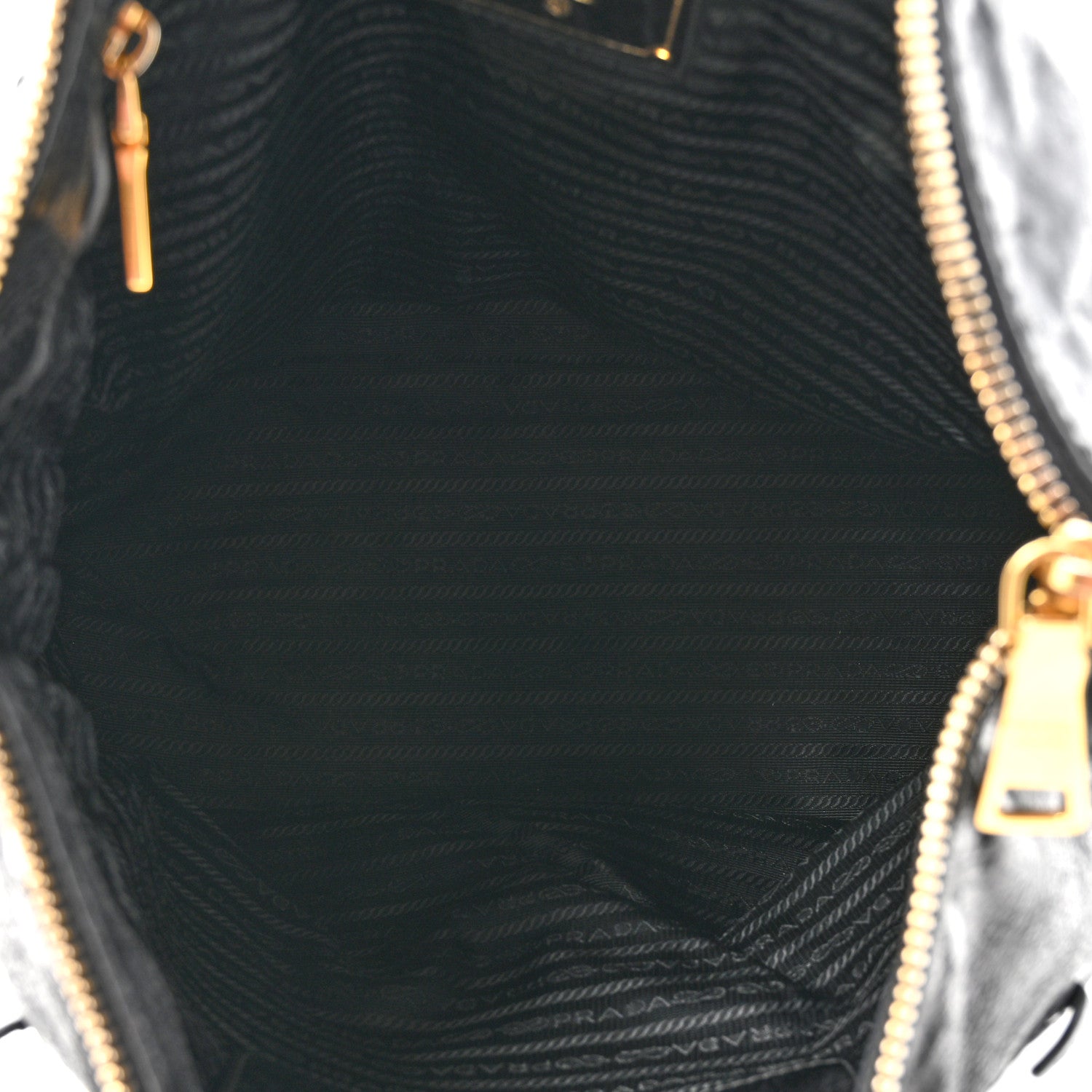 Prada Vitello Shine Hobo Black 5 of 12