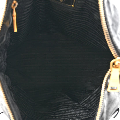 Prada Vitello Shine Hobo Black 5 of 12