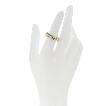 Tiffany Platinum 18K Yellow Gold Diamond Schlumberger Sixteen Stone Ring 52 6 2 of 7