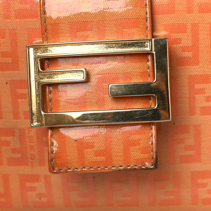 Fendi Vinyl Zucchino Shoulder Bag Orange 24 of 27