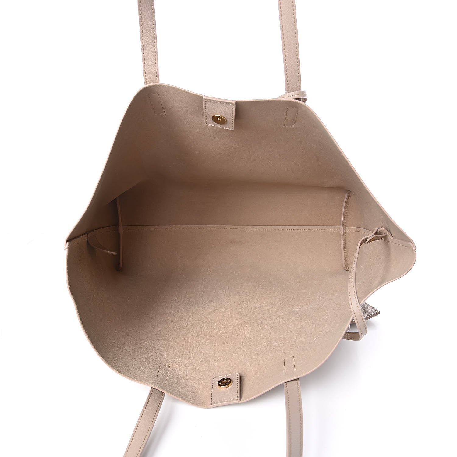 Saint Laurent Calfskin Large Shopping Tote Nude Powder 6 of 11