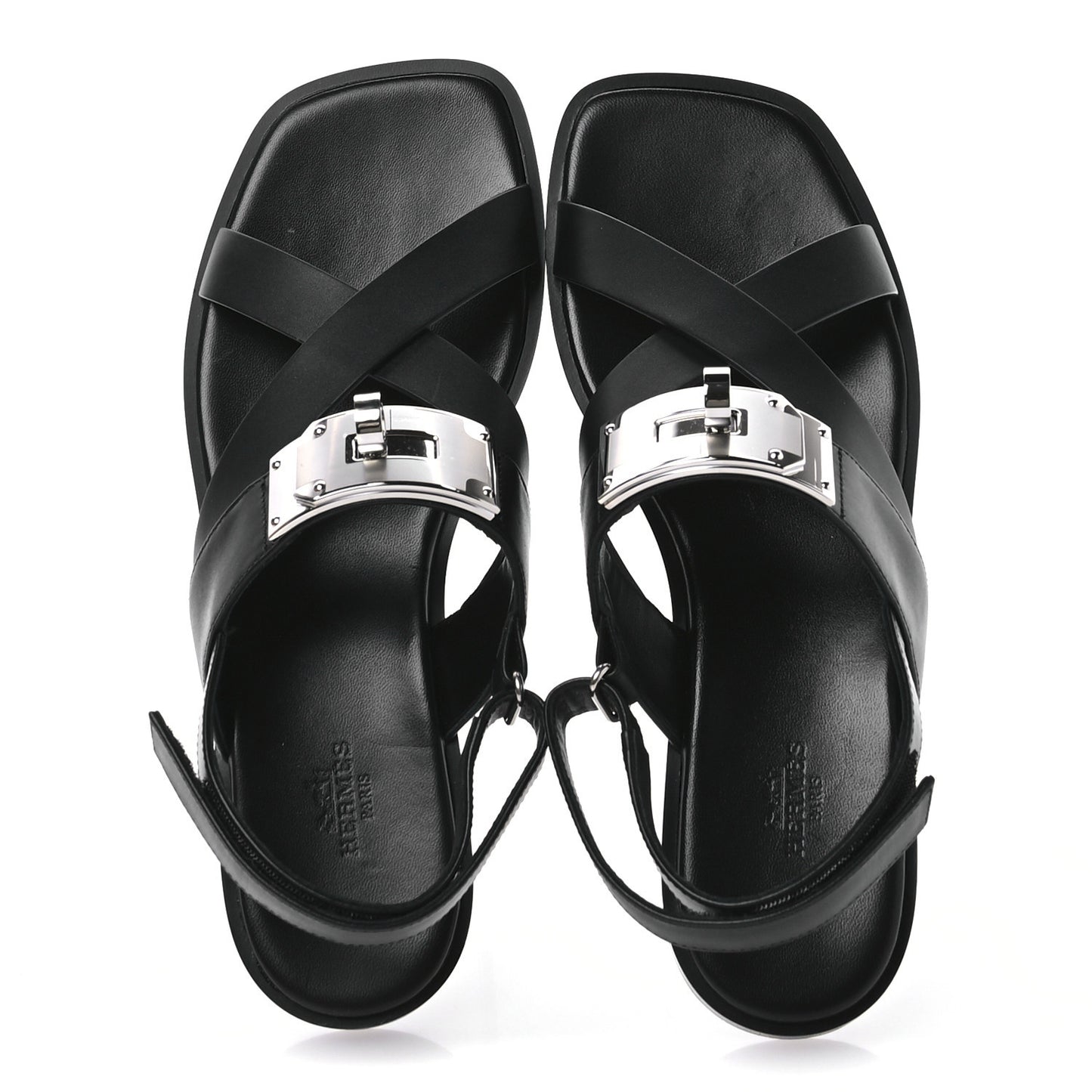 Calfskin Womens Ines Sandals 39 Black