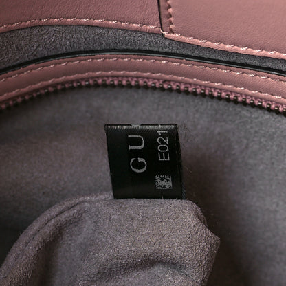 Gucci Calfskin Matelasse Medium GG Marmont Shoulder Tote Bag Perfect Pink 8 of 11