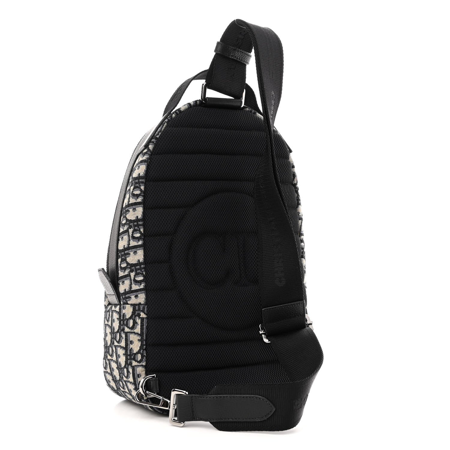 Christian Dior Oblique Mini Rider Backpack Black 3 of 9