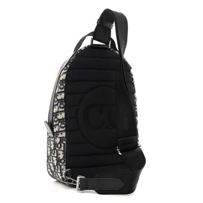 Christian Dior Oblique Mini Rider Backpack Black 3 of 9