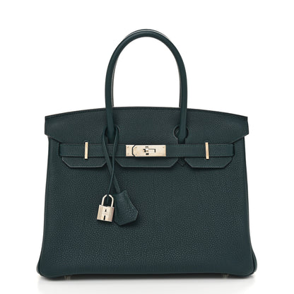 Hermes Togo Birkin 30 Vert Cypress 1 of 12