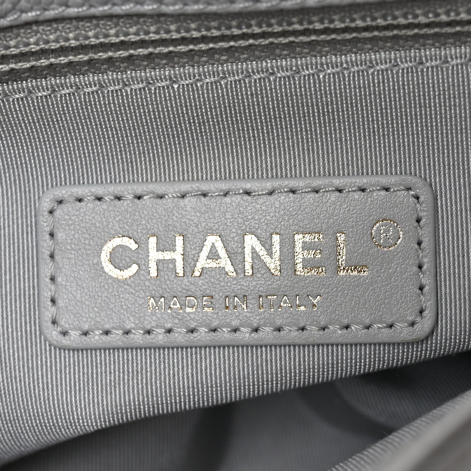 Chanel Caviar Quilted City Walk Flap Light Grey 6 of 10