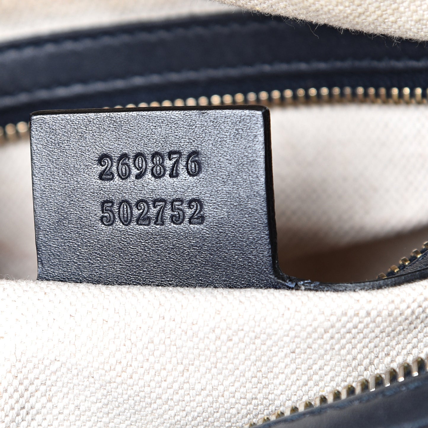 Monogram Vintage Web Small Boston Navy