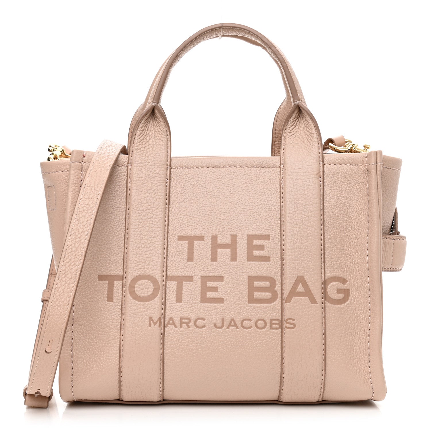 Marc Jacobs Grained Calfskin Small The Tote Bag Rose Dust 1 of 11