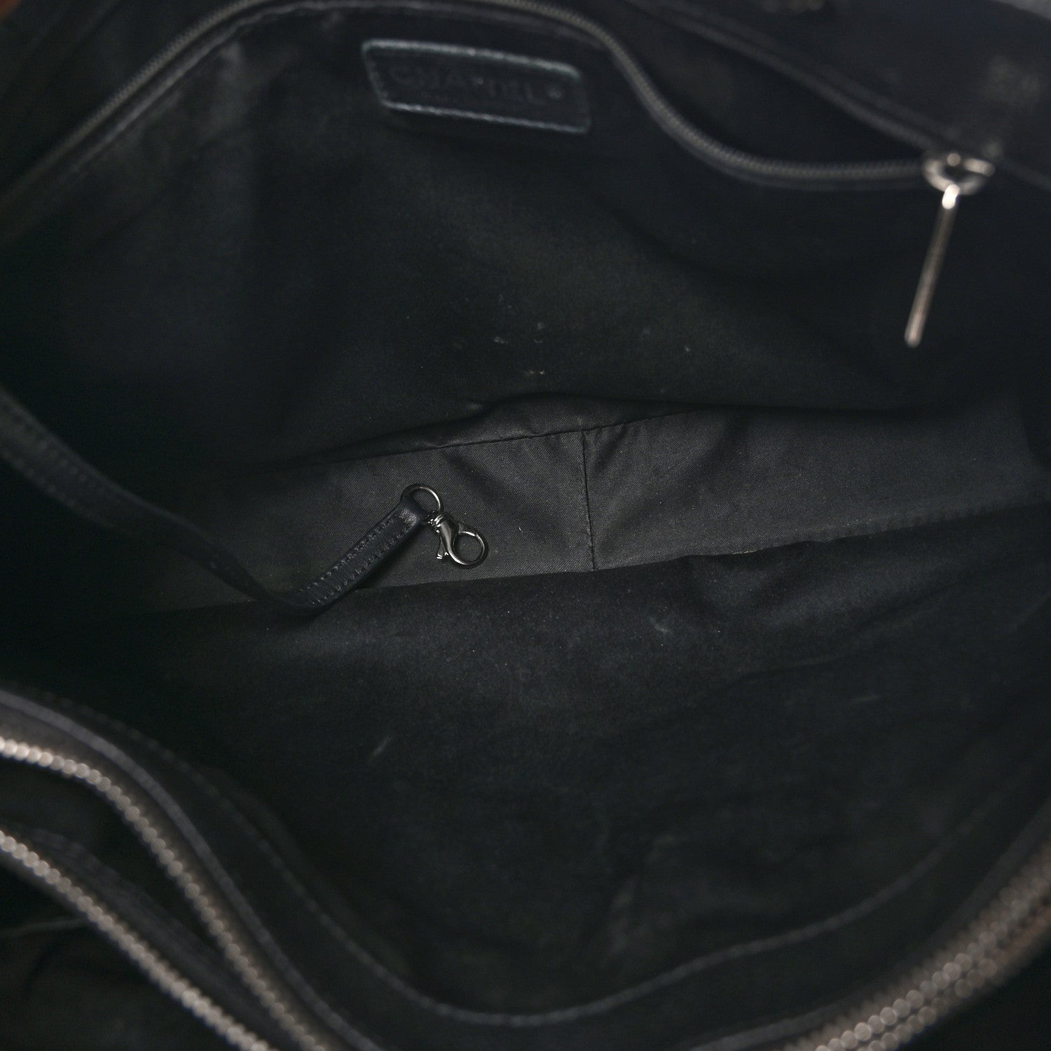 Chanel Caviar Quilted Grand Shopping Tote GST Black 6 of 12