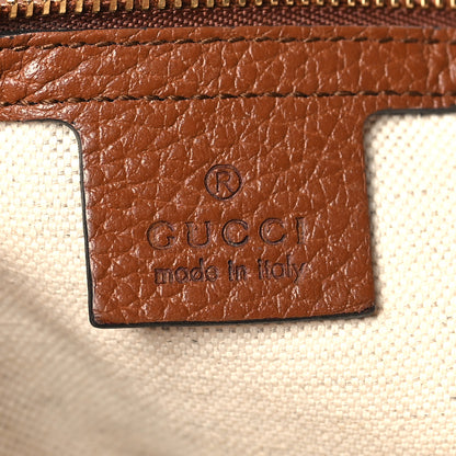 Gucci New Denim GG Monogram Medium Ophidia Shopping Tote Blue Tea Cuir 6 of 13