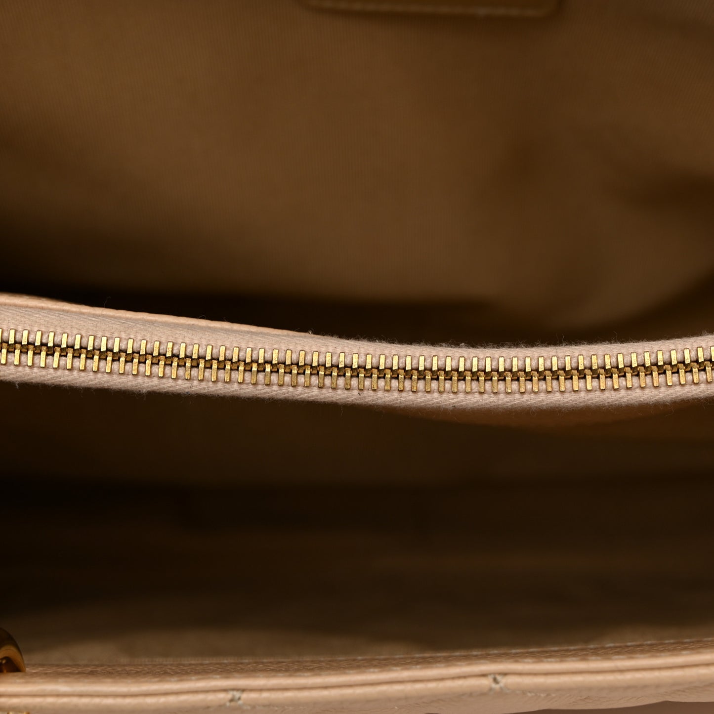 Caviar Quilted Grand Shopping Tote GST Beige