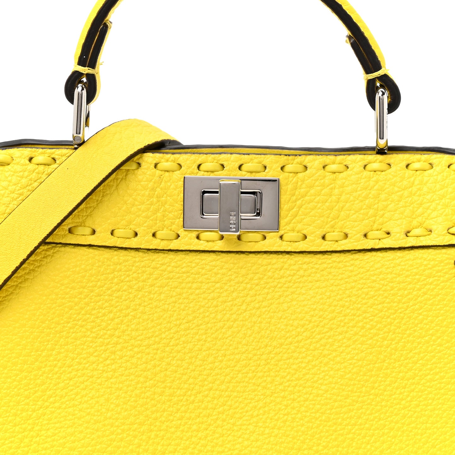 Cuoio Roma Sellerissima Petite Peekaboo I SEE U Satchel Pomelo
